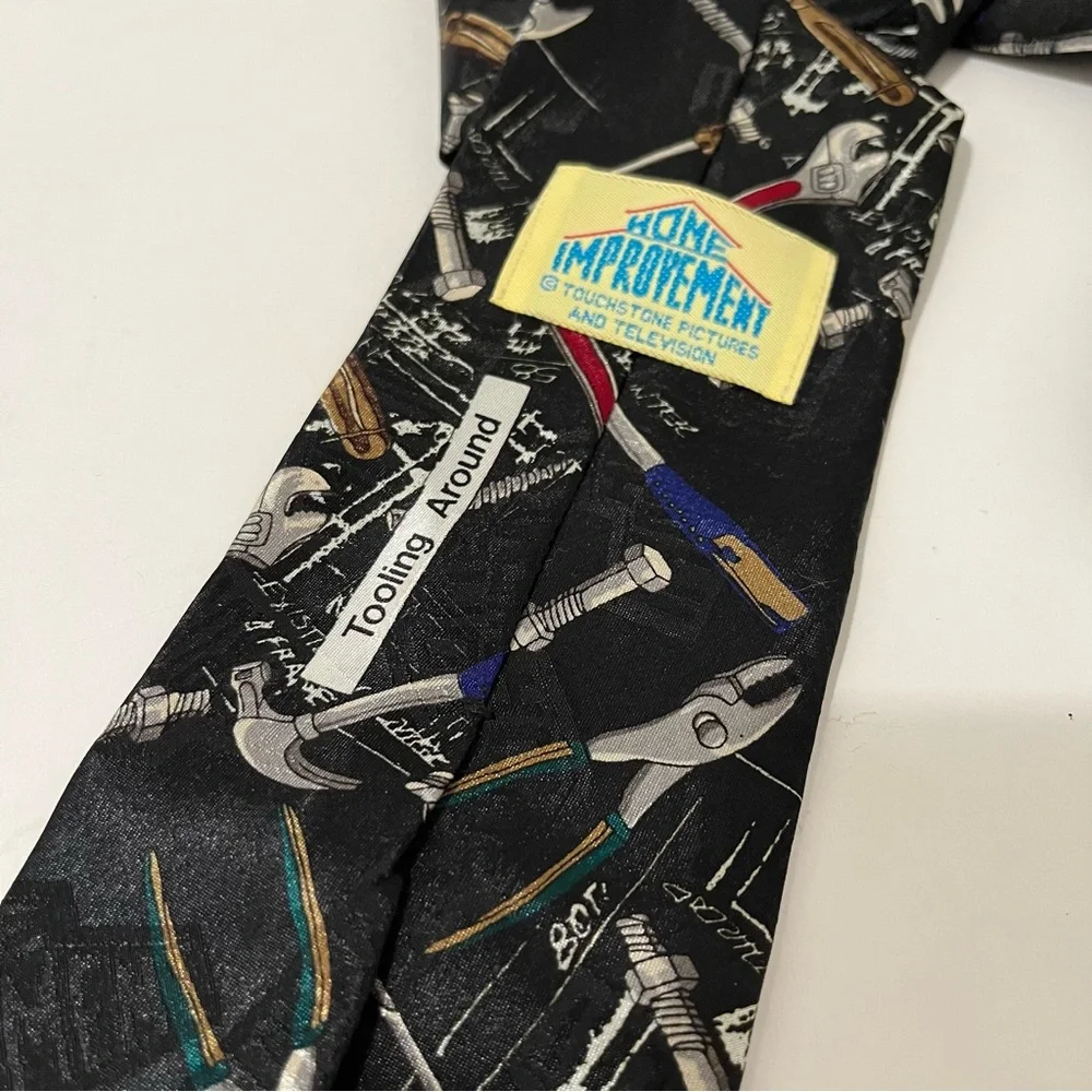 Vintage 1990's HOME IMPROVEMENT Tooling Around Necktie Tie Mens Career